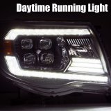 AlphaRex 05-11 Toyota Tacoma NOVA LED Projector Headlights Plank Style Chrome w/Activation Light/DRL thumbnail 5