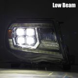 AlphaRex 05-11 Toyota Tacoma NOVA LED Projector Headlights Plank Style Chrome w/Activation Light/DRL thumbnail 6