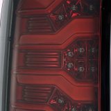 AlphaRex 14-18 Chevrolet Silverado 1500 PRO-Series LED Tail Lights Red Smoke thumbnail 3