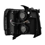 AlphaRex 07-13 Chevy 1500 LUXX LED Proj Headlights Plank Design Chrome w/ Activ Light/Seq Signal/DRL thumbnail 4