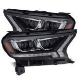AlphaRex 2019+ Ford Ranger PRO-Series Proj Headlights Plank Style Black w/Seq Signal/DRL thumbnail 2