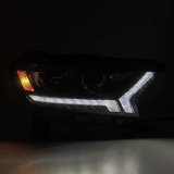 AlphaRex 2019+ Ford Ranger PRO-Series Proj Headlights Plank Style Black w/Seq Signal/DRL thumbnail 8