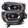AlphaRex 12-15 Toyota Tacoma PRO-Series Projector Headlights Plank Style Black w/DRL thumbnail 4