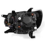 AlphaRex 12-15 Toyota Tacoma LUXX LED Projector Headlights Plank Style Black w/DRL thumbnail 5