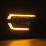 AlphaRex 12-15 Toyota Tacoma LUXX LED Projector Headlights Plank Style Black w/DRL thumbnail 8