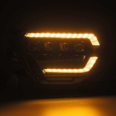 AlphaRex 12-15 Toyota Tacoma NOVA LED Proj Headlights Plank Alpha Blk w/Activ Light/Seq Signal/DRL thumbnail 5