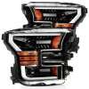 AlphaRex 15-17 Ford F-150 LUXX LED Projector Headlights Plank Style Alpha Blk w/Activ Light/DRL thumbnail 9