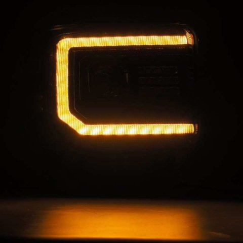 AlphaRex 14-18 GMC Sierra PRO-Series Proj Headlights Plank Style Black w/Activ Light/Seq Signal/DRL thumbnail 7