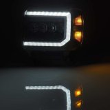 AlphaRex 14-18 GMC Sierra NOVA LED Proj Headlights Plank Style Black w/Activ Light/Seq Signal/DRL thumbnail 7