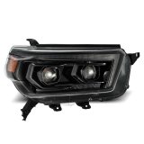 AlphaRex 10-13 Toyota 4Runner LUXX LED Proj Headlights Plank Style Alpha Black w/Seq Signal/DRL thumbnail 3
