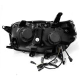 AlphaRex 10-13 Toyota 4Runner LUXX LED Proj Headlights Plank Style Alpha Black w/Seq Signal/DRL thumbnail 4