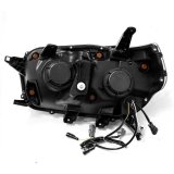 AlphaRex 10-13 Toyota 4Runner NOVA LED Proj Headlights Plank Style Alpha Black w/Seq Signal/DRL thumbnail 4