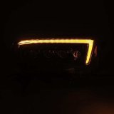 AlphaRex 10-13 Toyota 4Runner NOVA LED Proj Headlights Plank Style Alpha Black w/Seq Signal/DRL thumbnail 7