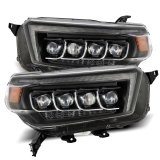 AlphaRex 10-13 Toyota 4Runner NOVA LED Projector Headlights Plank Style Black w/Seq Signal/DRL thumbnail 1