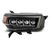 AlphaRex 10-13 Toyota 4Runner NOVA LED Projector Headlights Plank Style Black w/Seq Signal/DRL thumbnail 3