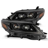 AlphaRex 11-21 Toyota Sienna PRO-Series Proj Headlights Plank Style Alpha Black w/Seq Signal/DRL thumbnail 1