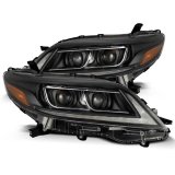 AlphaRex 11-21 Toyota Sienna PRO-Series Proj Headlights Plank Style Black w/Seq Signal/DRL thumbnail 1