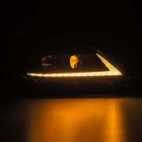AlphaRex 11-21 Toyota Sienna LUXX LED Proj Headlights Plank Style Alpha Black w/Seq Signal/DRL thumbnail 4