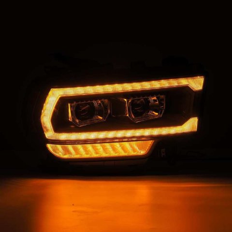 AlphaRex 19-21 Ram 2500 PRO-Series Projector Headlights Plank Style Black w/Activation Light thumbnail 4