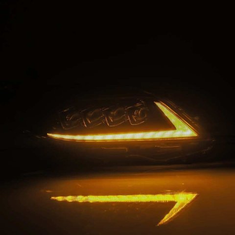 AlphaRex 2011+ Toyota Sienna NOVA LED Proj Headlights Plank Style Black w/Activ Light/Seq Signal/DRL thumbnail 7