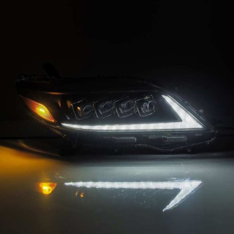 AlphaRex 2011+ Toyota Sienna NOVA LED Proj Headlights Plank Style Black w/Activ Light/Seq Signal/DRL thumbnail 9