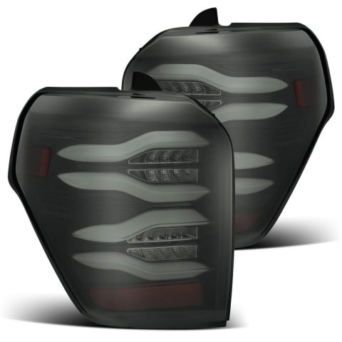 AlphaRex 10-21 Toyota 4Runner PRO-Series LED Tail Lights Jet Black thumbnail 1