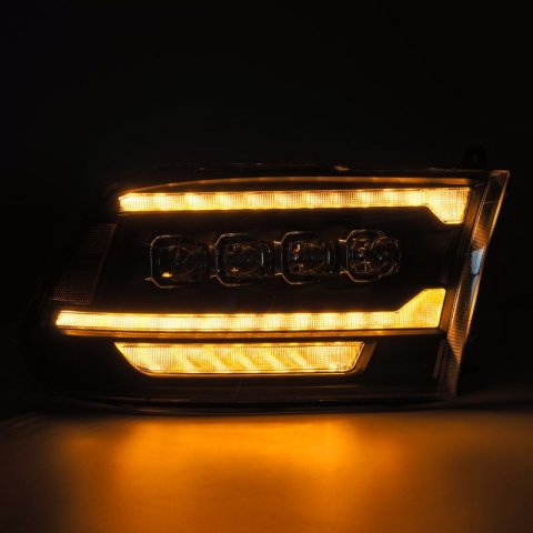 AlphaRex 09-18 Ram 2500 NOVA LED Proj Headlights Plank Style Chrome w/Activ Light/Seq Signal/DRL thumbnail 3