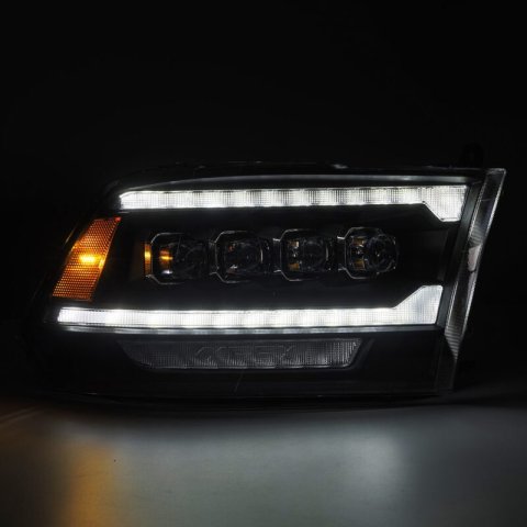 AlphaRex 09-18 Ram 2500 NOVA LED Proj Headlights Plank Style Chrome w/Activ Light/Seq Signal/DRL thumbnail 9