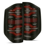 AlphaRex 14-21 Toyota Tundra LUXX LED Taillights Black/Red w/Activ Light/Seq Signal thumbnail 2