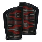 AlphaRex 16-21 Toyota Tacoma LUXX LED Taillights Blk/Red w/Activ Light/Seq Signal thumbnail 2