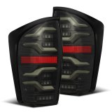 AlphaRex 16-21 Toyota Tacoma LUXX LED Taillights Alpha Blk w/Activ Light/Seq Signal thumbnail 1