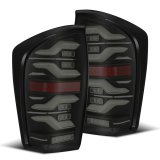 AlphaRex 16-21 Toyota Tacoma LUXX LED Taillights Blk w/Activ Light/Seq Signal thumbnail 2