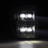 AlphaRex 08-10 Ford F250-550 NOVA-Series LED Projector Headlights Black w/Activ Light/Seq Signal thumbnail 4