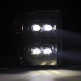 AlphaRex 08-10 Ford F250-550 NOVA-Series LED Projector Headlights Alpha-Blk w/Activ Light/Seq Signal thumbnail 4