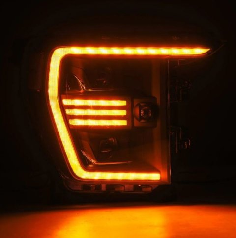 AlphaRex 21-22 Ford F150 PRO-Series Projector headlights Black w/Activ Light/Seq Signal thumbnail 3