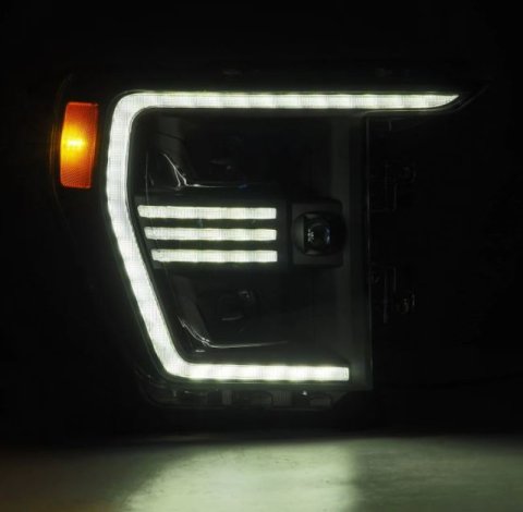 AlphaRex 21-22 Ford F150 PRO-Series Projector headlights Black w/Activ Light/Seq Signal thumbnail 7