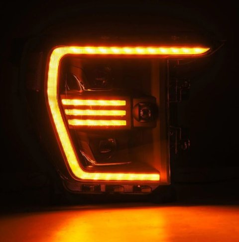 AlphaRex 21-22 Ford F150 PRO-Series Projector headlights Black w/Activ Light/Seq Signal thumbnail 9