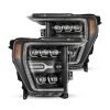 AlphaRex 21-22 Ford F-150 NOVA LED Proj Headlights Plank Style Blk w/Activ Light/Seq Signal thumbnail 7