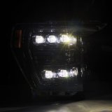 AlphaRex 21-22 Ford F-150 NOVA LED Proj Headlights Plank Style Alpha Blk w/Activ Light/Seq Signal thumbnail 6
