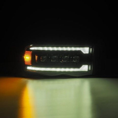 AlphaRex 02-05 Dodge Ram 1500 NOVA LED Proj Headlights Alpha Black w/Activ Light/Seq Signal thumbnail 6
