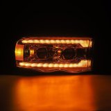AlphaRex 02-05 Dodge Ram 1500 LUXX LED Proj Headlights Plank Style Chrome w/Activ Light/Seq Signal thumbnail 8