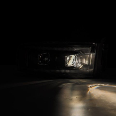 AlphaRex 02-05 Dodge Ram 1500 PRO-Series Projector Headlights Plank Style Black w/Seq Signal thumbnail 9