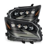 AlphaRex 14-19 Lexus GX460 (Non-AFS) NOVA LED Proj Headlights Alpha Black w/Activ Light/Seq Signal thumbnail 1