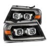 AlphaRex 04-08 Ford F150 PRO-Series Projector Headlights Alpha-Black w/ Sequential Signal and DRL thumbnail 9
