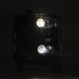 AlphaRex 16-18 Chevy 1500HD LUXX LED Proj Headlights Alpha-BK w/Seq Atv Lgt / SeqSig (Req PN 810023) thumbnail 5