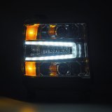 AlphaRex 16-18 Chevy 1500HD LUXX LED Proj Headlights Chrome w/Seq Actv Lgt / Seq Sig (Req PN 810023) thumbnail 4