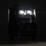 AlphaRex 16-18 Chevy 1500HD NOVA-Series LED Proj Headlights BK w/Actv Lgt/SeqSig & DRL (Req 810023) thumbnail 5