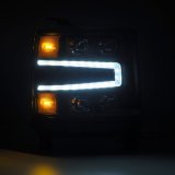 AlphaRex 16-18 Chevy 1500HD NOVA-Series LED Proj Headlights BK w/Actv Lgt/SeqSig & DRL (Req 810023) thumbnail 6