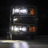 AlphaRex 04-15 Chevy 1500HD NOVA-Series LED Proj Headlights Black w/Activ Light/Seq Signal & SB DRL thumbnail 3