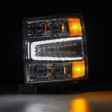 AlphaRex 04-15 Chevy 1500HD NOVA-Series LED Proj Headlights Chrome w/Activ Light/Seq Signal & SB DRL thumbnail 3